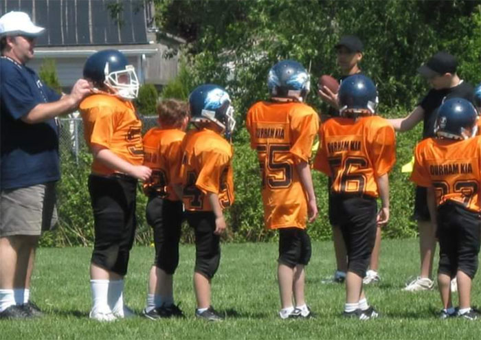 Tom Wall photo #1 coaching football 10-18-2021