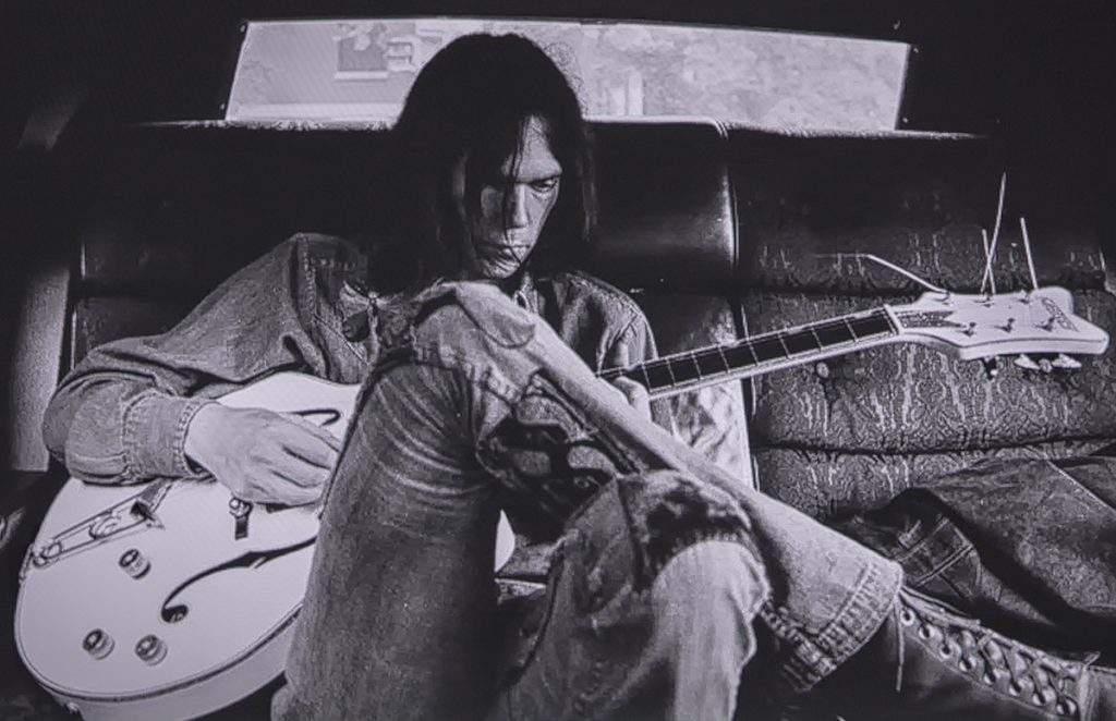 photo 9 - Neil with 1957 mono White Falcon